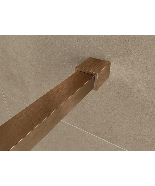 Wiesbaden Slim profielset geborsteld brons koper - detailfoto | Schwertz & Co