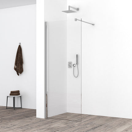 Wiesbaden Slim glasplaat inloopdouche 50 x 200 cm helder nanoglas | Schwertz & Co