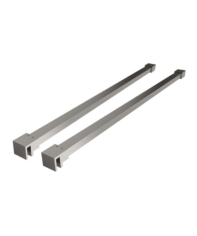 Wiesbaden Slim set stabilisatiestangen 120 cm chroom | Schwertz & Co