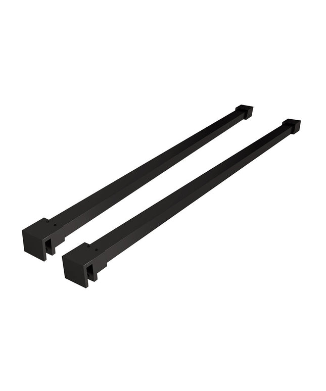 Wiesbaden Slim set stabilisatiestangen vrijstaand mat zwart | Schwertz & Co