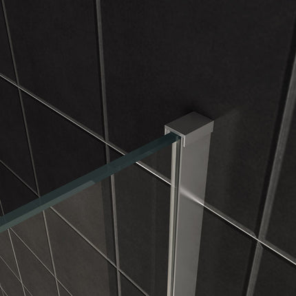 Wiesbaden Slim profielset met stabilisatiestang 120 cm chroom - detailfoto | Schwertz & Co