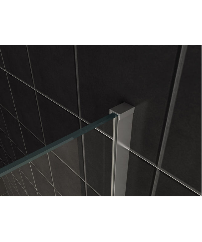 Wiesbaden Slim profielset met stabilisatiestang 120 cm chroom - detailfoto | Schwertz & Co