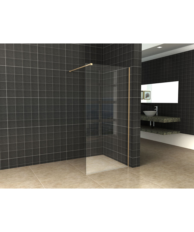 Wiesbaden Slim profielset geborsteld messing - detailfoto | Schwertz & Co