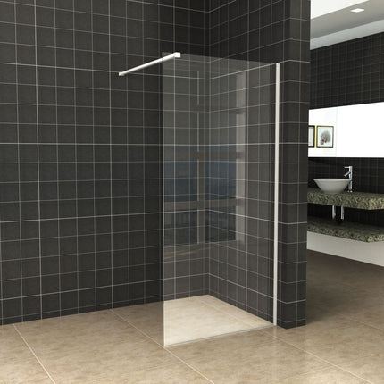 Wiesbaden Slim profielset met stabilisatiestang 120 cm mat wit - detailfoto | Schwertz & Co