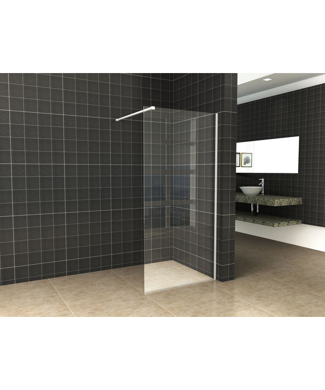 Wiesbaden Slim profielset met stabilisatiestang 120 cm mat wit - detailfoto | Schwertz & Co