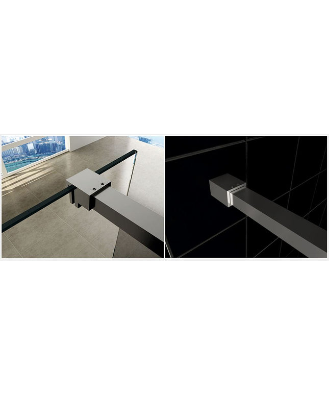 Wiesbaden Slim stabilisatiestang 120 cm chroom - detailfoto | Schwertz & Co