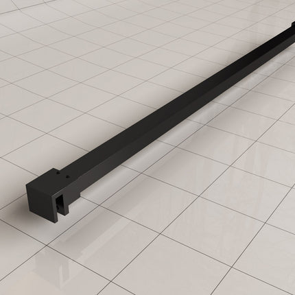 Wiesbaden Slim stabilisatiestang 120 cm mat zwart | Schwertz & Co