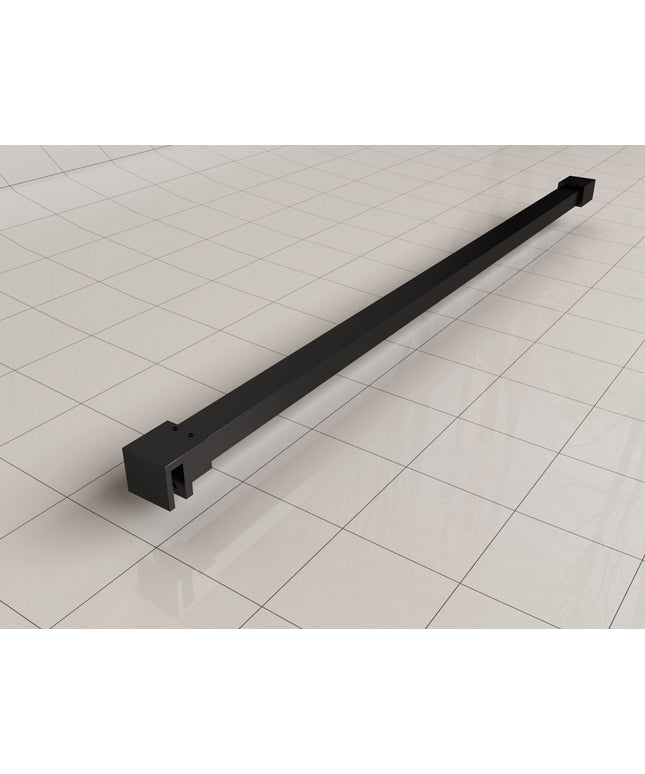 Wiesbaden Slim stabilisatiestang 120 cm mat zwart | Schwertz & Co