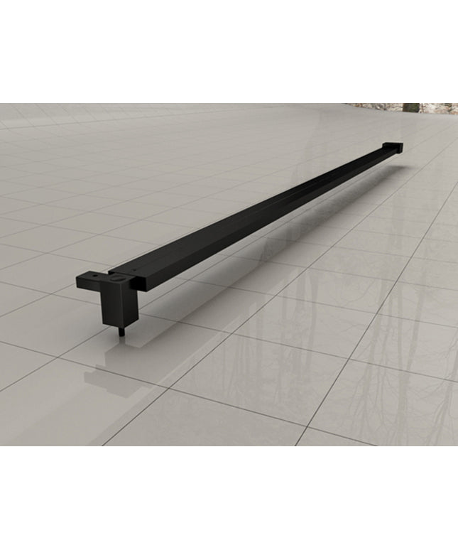 Wiesbaden Horizon barre de stabilisation porte de niche noir mat | Schwertz & Co