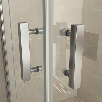 Wiesbaden Double hoekinstap douchecabine 2 draaideuren 90 cm - detailfoto | Schwertz & Co