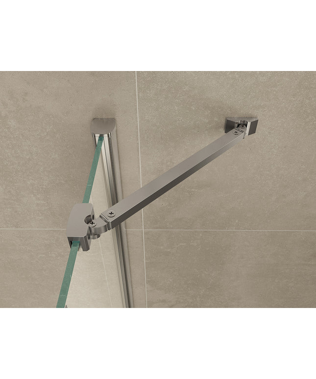Wiesbaden Double kwartronde douchecabine 2 draaideuren 90 cm - detailfoto | Schwertz & Co