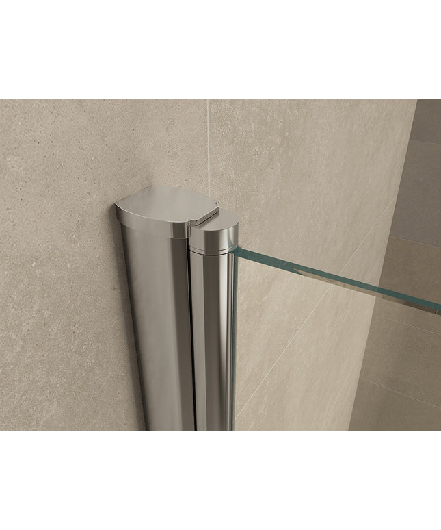 Wiesbaden Salone douchecabine 2 draaideuren 100 cm nanoglas - detailfoto profiel | Schwertz & Co