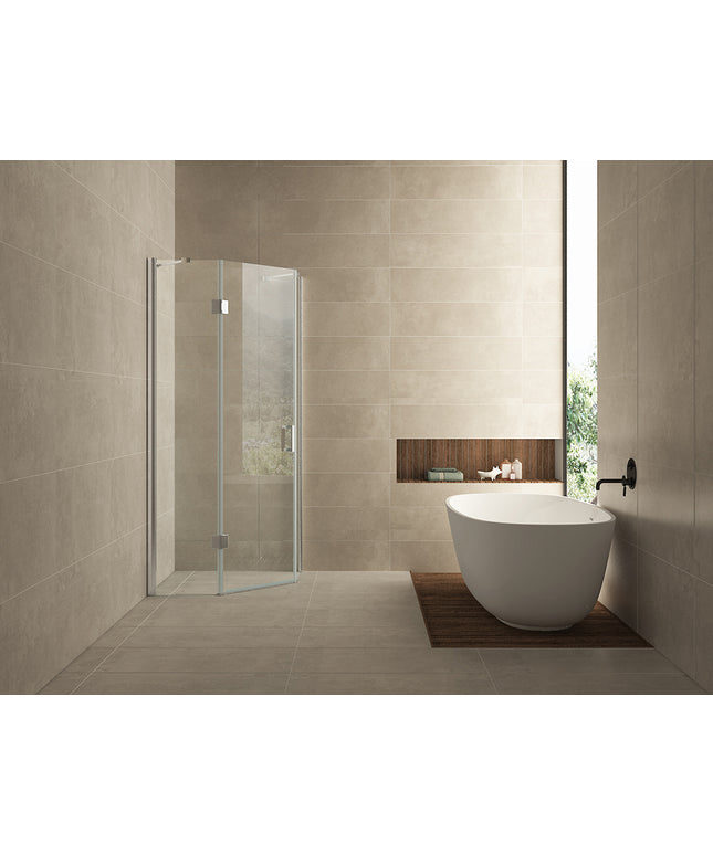 Wiesbaden Pento 5-hoek douchecabine chroom 100 x 100 x 200 cm | Schwertz & Co