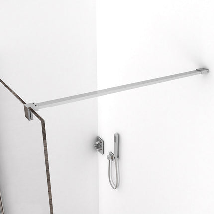 Wiesbaden Comfort inloopdouche 70 x 200 cm chroom - detailfoto profiel | Schwertz & Co