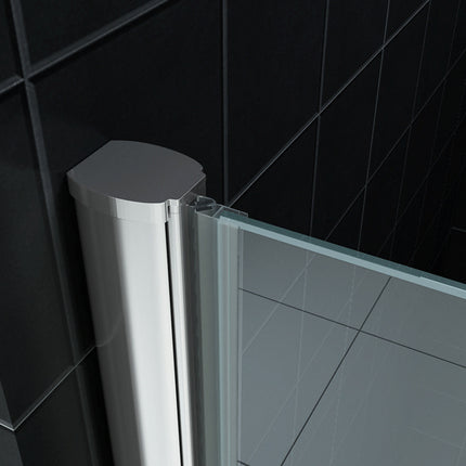 Wiesbaden Between nisdeur 80 cm helder glas chroom - sfeerfoto | Schwertz & Co