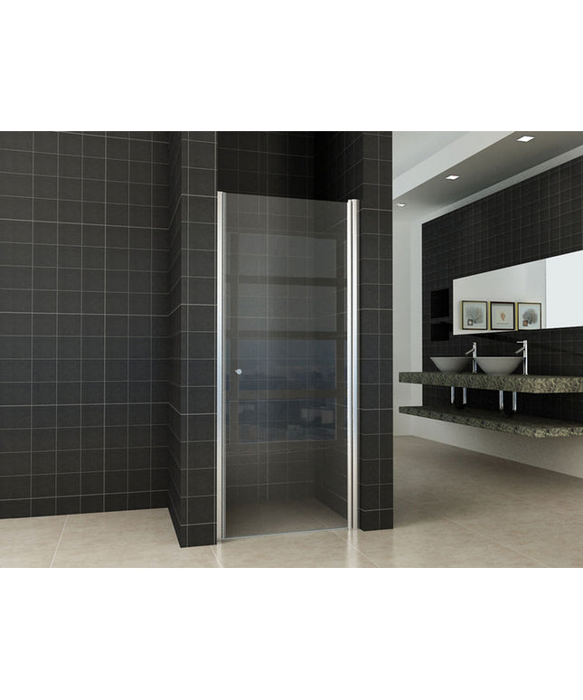 Wiesbaden Between nisdeur 80 cm helder glas chroom | Schwertz & Co