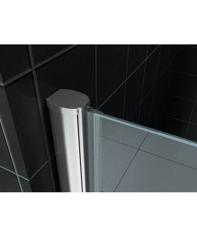 Wiesbaden Between nisdeur 100 x 200 cm helder glas chroom - sfeerfoto | Schwertz & Co