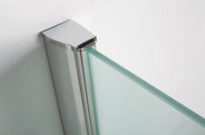 Wiesbaden muurprofiel type 1 douchewand 200 cm chroom - detailfoto | Schwertz & Co