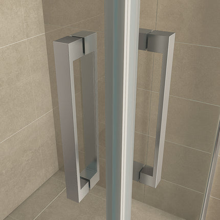 Wiesbaden Salone douchecabine 2 draaideuren 100 cm - detailfoto profiel | Schwertz & Co