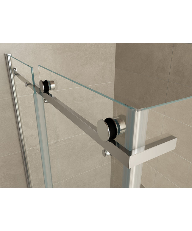 Wiesbaden Pared douchecabine schuifdeur chroom - detailfoto | Schwertz & Co