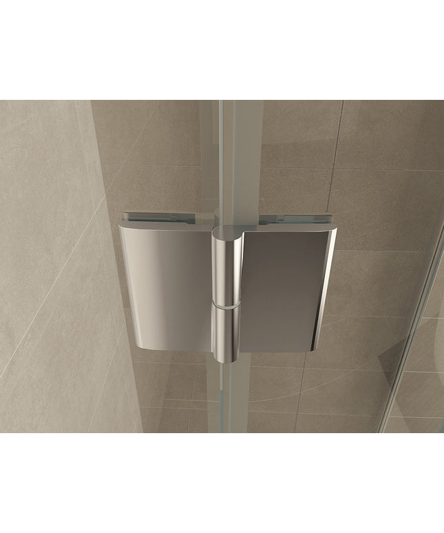 Wiesbaden Curf kwartronde douchecabine links chroom - sfeerfoto | Schwertz & Co