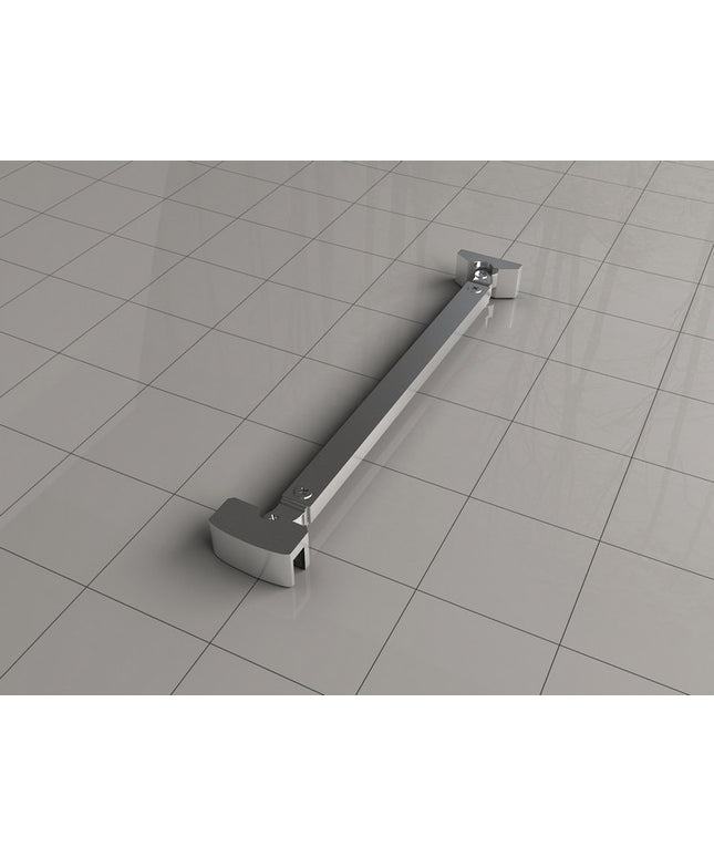 Wiesbaden barre de stabilisation 45 degrés réversible chromé | Schwertz & Co