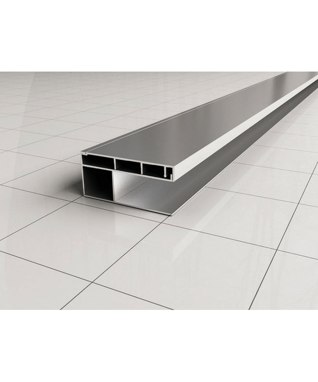 Wiesbaden profilé d'élargissement aluminium 202 cm chromé - photo de détail | Schwertz & Co
