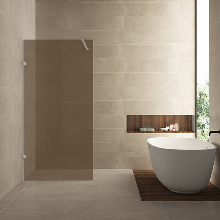 Wiesbaden Less glasplaat 120 x 200 cm vintage brons glas | Schwertz & Co