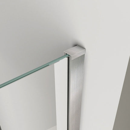 Wiesbaden Hibera inloopdouche 90 cm helder glas RVS - detailfoto | Schwertz & Co