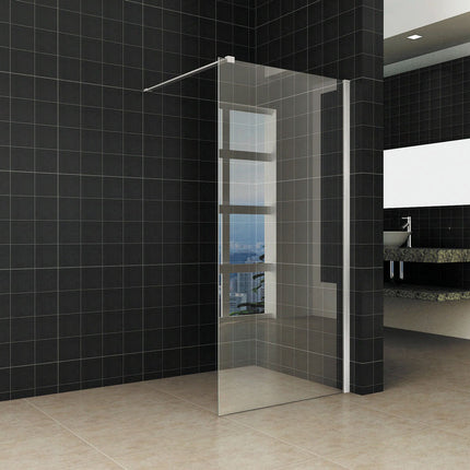 Wiesbaden Hibera inloopdouche 90 cm helder glas RVS | Schwertz & Co