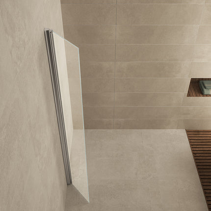 Wiesbaden Comfort zijwand draaibaar 40 cm helder glas chroom - detailfoto | Schwertz & Co