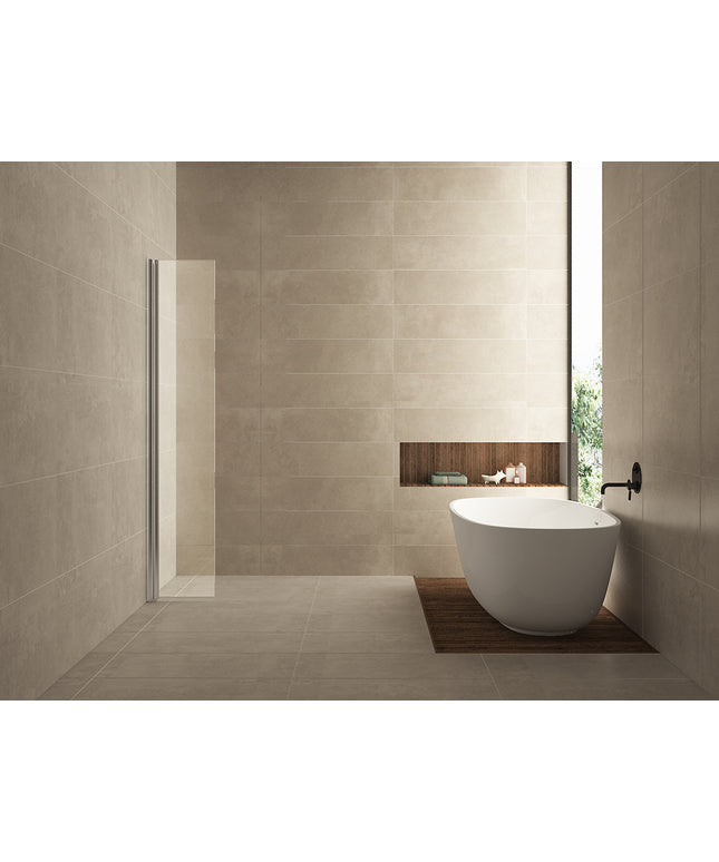 Wiesbaden Comfort zijwand draaibaar 40 cm helder glas chroom | Schwertz & Co