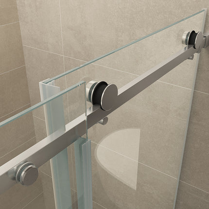 Wiesbaden Slide nis schuifdeur 160 cm chroom - sfeerfoto badkamer | Schwertz & Co