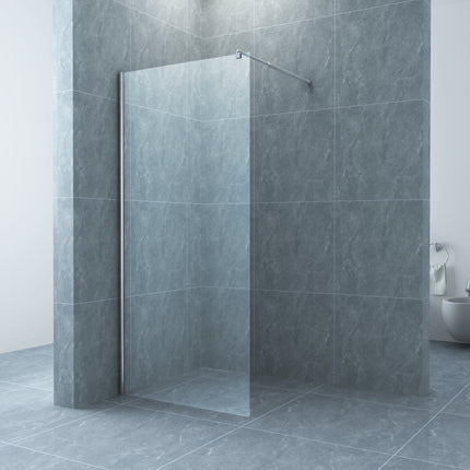 Xellanz Cerra Eco inloopdouche zijwand 100 x 195 cm helder glas chroom | Schwertz & Co