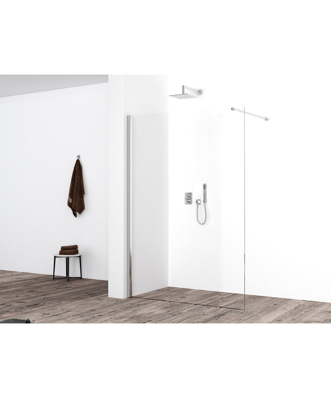 Xellanz Eco inloopdouche 110 x 200 cm helder glas chroom | Schwertz & Co