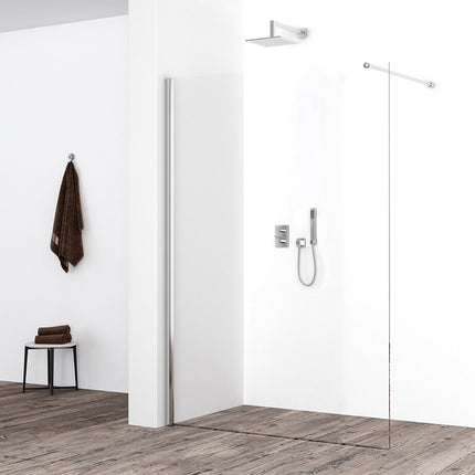 Xellanz Eco inloopdouche 120 x 220 cm helder glas chroom | Schwertz & Co