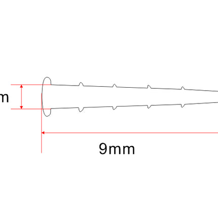 Xellanz opvulstrip glaswand 2 mm x 200 cm transparant - technische tekening | Schwertz & Co
