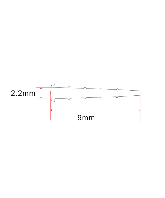 Xellanz baguette de remplissage paroi vitrée 2 mm x 200 cm transparente - dessin technique | Schwertz & Co
