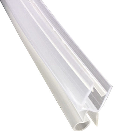 Xellanz rubberstrip onderzijde 1/4 rond douchedeur 70 cm - detailfoto profiel | Schwertz & Co