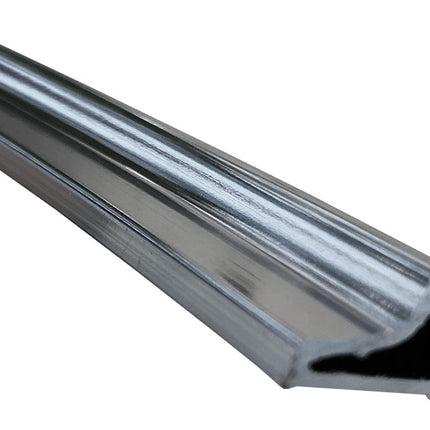Xellanz bodemstrip waterkering 1/4 rond 90 cm chroom | Schwertz & Co