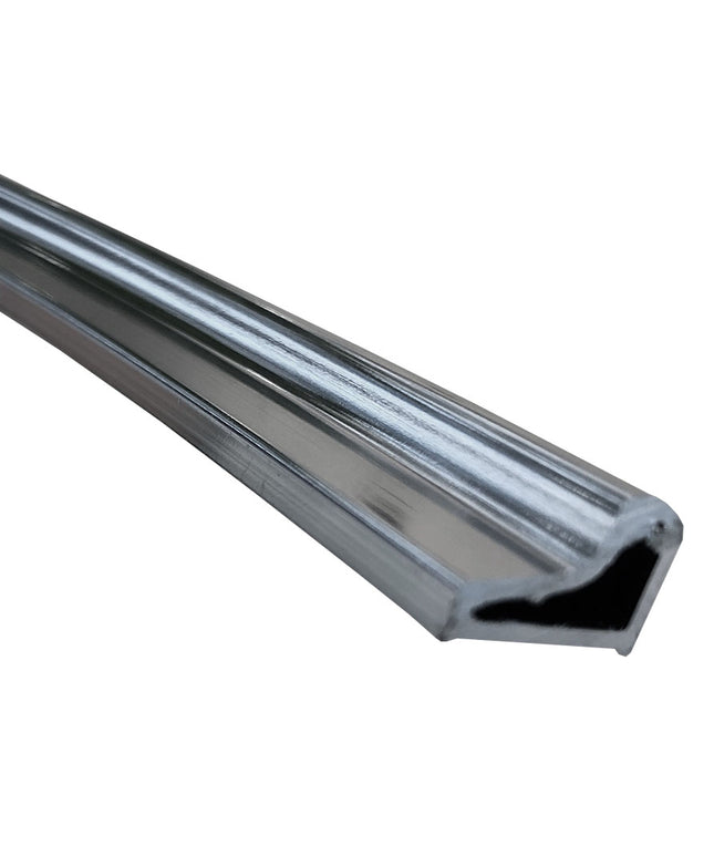 Xellanz joint de bas de porte retenue d'eau 1/4 rond 90 cm chromé | Schwertz & Co