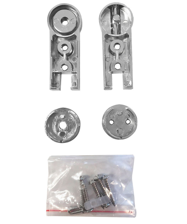 Xellanz set de charnières porte de douche chromé - photo de détail | Schwertz & Co