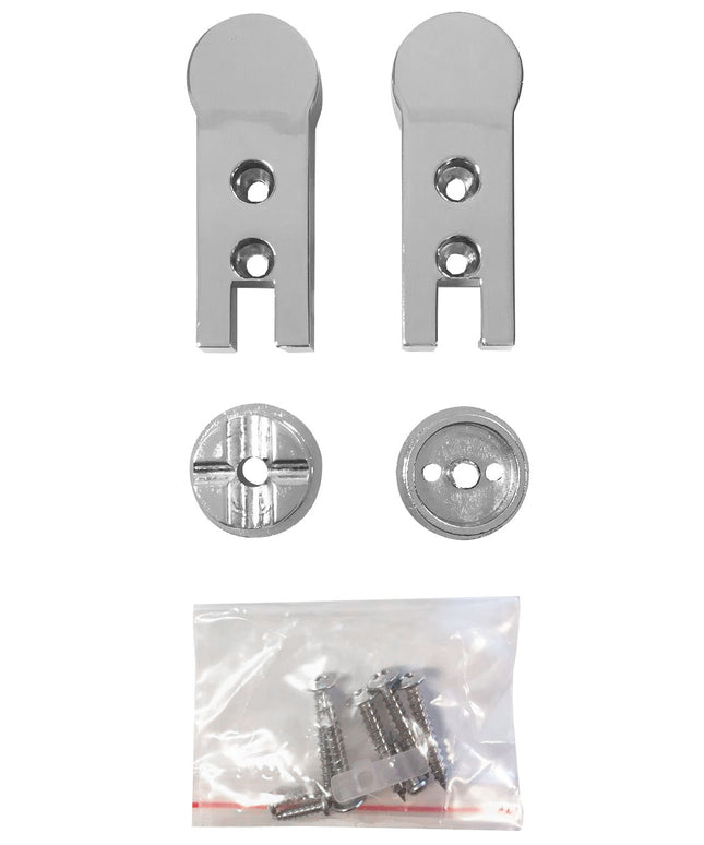 Xellanz set de charnières porte de douche chromé | Schwertz & Co
