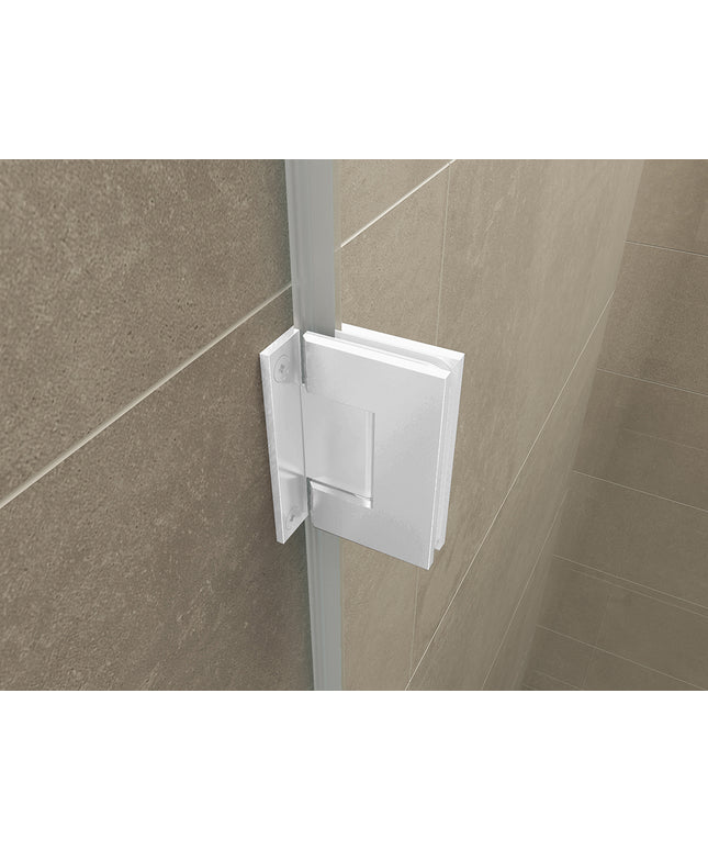 Wiesbaden Less scharnierset en greep mat wit - detailfoto | Schwertz & Co