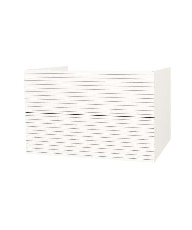 ALONI ELITE wastafelonderkast – 80 cm – Mat wit – Softclose