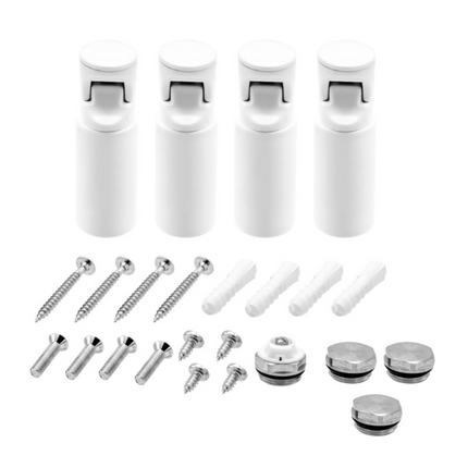 Radiador de baño de Belrad 1800x500mm - Chrome - Conexión central - 575W