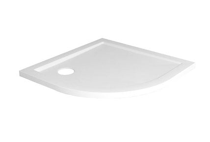 Wiesbaden douchebak kwartrond 90 x 90 x 4 cm acryl glans wit | Schwertz & Co