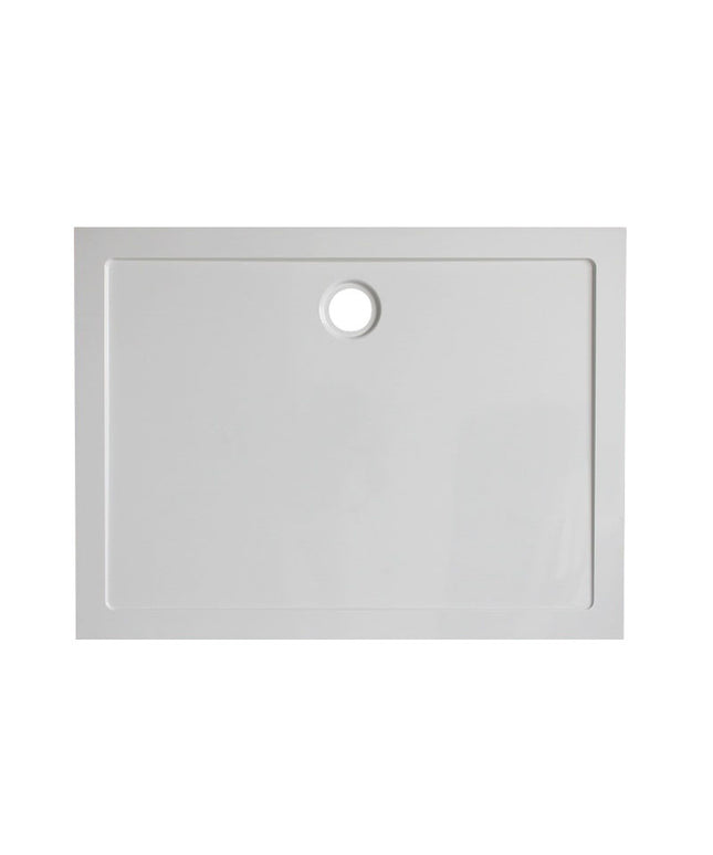 Wiesbaden douchebak rechthoek acryl glans wit 120 x 90 cm - detailfoto | Schwertz & Co