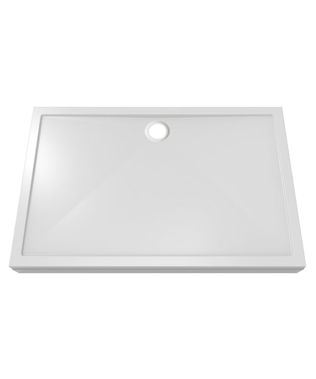 Wiesbaden douchebak rechthoek 140 x 90 cm acryl glans wit - detailfoto | Schwertz & Co