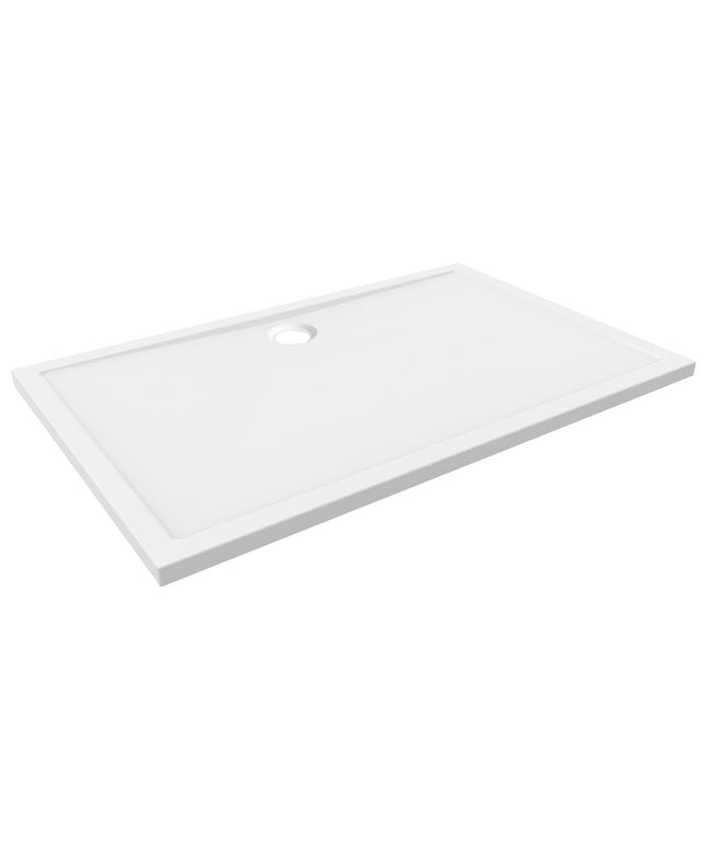 Wiesbaden douchebak rechthoek 140 x 90 cm acryl glans wit | Schwertz & Co